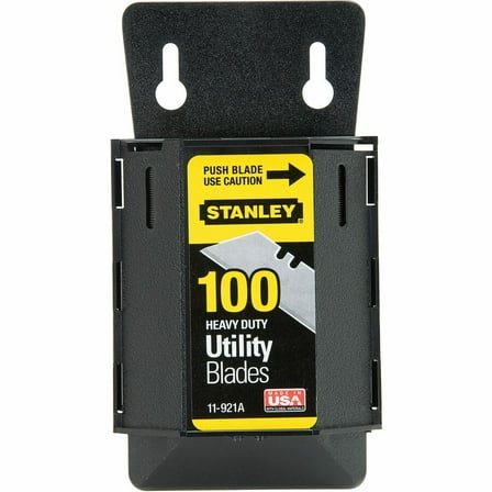 STANLEY 11-921A 100-Pack 1992 Heavy Duty Blades with Dispenser