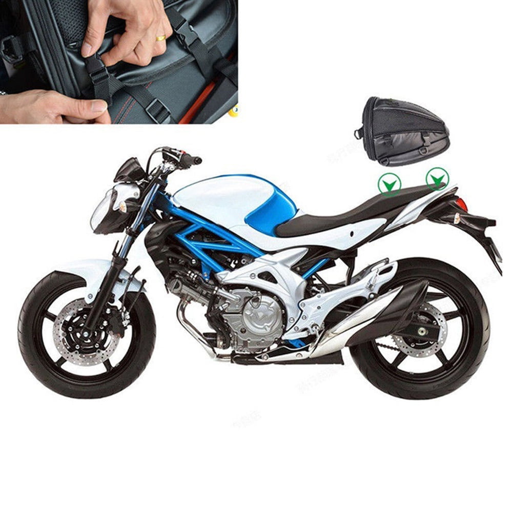 Waterproof Motorcycle Bike Rear Trunk Back Seat Luggage Bag Saddlebag Durable US 