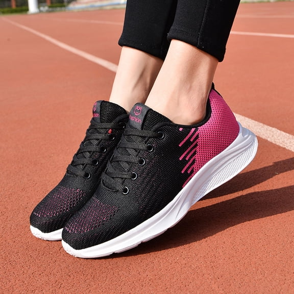 Vedolay Wide Sneakers Women Non-Slip Slip On Flat Sneakers,Comfy Lightweight Arch Support Soft Shoes,Black 6.5