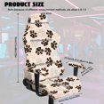 thumbnail image 2 of SCRAWLGOD Paw Leopard Print Beige 4 PCS Gaming Chair Cover with Armrest Slipcovers Soft Stretchable Washable Computer Chair Seat Slipcovers Cat Scratch Proof, 2 of 7