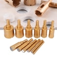 thumbnail image 1 of Juego De Brocas De Diamante, Seco Y Húmedo Amplia Compatibilidad 12 Piezas 6 8 10 12 14 16 18 20 22 25 30 35 Mm Broca De Diamante Vástago M10 Para Sitio De Construcción, 1 of 7