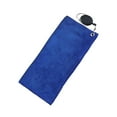 thumbnail image 4 of Toalla de golf Toalla de bolsas de golf suave con clip de limpia de tela de golf accesorio Azul, 4 of 8