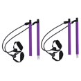 thumbnail image 4 of FRCOLOR 2pcs Adjustable Pilates Stick Exercise Equipment for Full Body Workout (Purple), 4 of 8