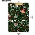 thumbnail image 3 of FMSHPON Christmas Nutcrackers Ballet Swan Flower Clipboard Hardboard Wood Nursing Clip Board and Pull for Standard A4 Letter 13x9 inches, 3 of 5