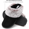 thumbnail image 5 of Barerun Winter Fuzzy House Slippers Plush Faux Fur Fluffy Flats Slippers Warm Memory Foam Slide Shoes for Women, 5 of 7