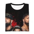 thumbnail image 4 of Garçons Filles Jey Lutteur USO Chandail T-Shirt Graphique Col Rond Manches Courtes 3d Hauts Colorés T-Shirts, 4 of 8