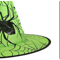 thumbnail image 4 of Halloween Witch Hat for Kids & Adults - Cloth Party Decor, Cosplay Accessory, Fancy Dress Costume, Vibrant Colors (Green/Blue/Red/Purple), 4 of 5