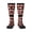 2 Black-1, variant on Knee High Socks for Women Canada Flag Pattern Long Tube Sock Uniform Socks