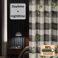 thumbnail image 3 of St. Patrick's Day Blackout Curtains for Bedroom/Living Room, Pinch Pleated Black Out Curtains, Spring Shamrock Vintage Black White Plaid Room Darkening Window Drapes with Hooks 2 Panels, 59"x70", 3 of 8