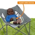thumbnail image 6 of Bright Starts Pop 'N Chill Travel Seat, Grey, Newborn, 6 of 12