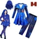 thumbnail image 4 of Disfraz de Mal de D-Descendants 3 para niñas, disfraz de Evie, fantasía, ropa de Navidad, peluca, fiesta de cumpleaños, Halloween, disfraces, 4 of 5