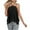 Black, variant on Besolor Women's Sleeveless Tank Tops Double Layer Chiffon Blouses Halter Neck Strappy Summer Camisole Shirts