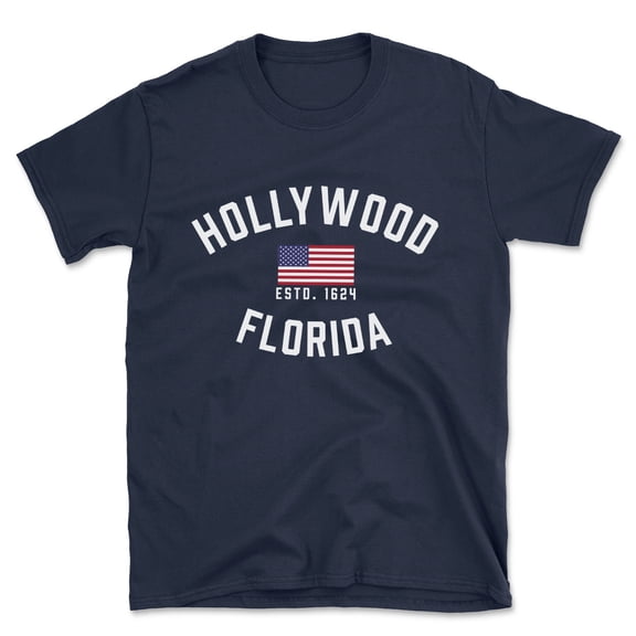 Hollywood Florida Patriot Men's Cotton T-Shirt