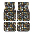 thumbnail image 1 of Disketp Teeth for Crystal Velvet Car Mats Four-Piece Set,All-Season Automotive Protection, Vehicles, Cars, Trucks, and SUVs,Anti-Slip Design, 1 of 7