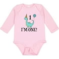 thumbnail image 3 of Inktastic First Birthday Dinosaur Party 1 Year Old Boys or Girls Long Sleeve Baby Bodysuit, 3 of 5