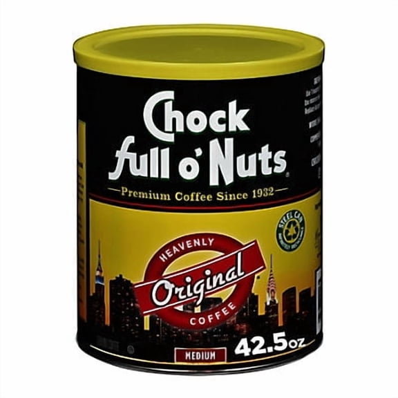 Chock Full O'Nuts Original Medium Roast Ground Coffee, 42.5 oz.