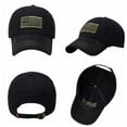 thumbnail image 3 of Men Women American Flag Patch Embroidered Army Sports Baseball Cap Sun Hat, 3 of 4