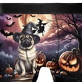 thumbnail image 4 of Spooky Halloween Night Witch Pug Glowing Pumpkins All Over Print Boxer Briefs Underwear for Men Dad Dog Lover Gifts - 12015, 4 of 6