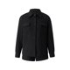 thumbnail image 1 of Sunloudy - Traje de 2 uds para mujer, cuello vuelto de color sólido, camisa de manga larga con botones y pantalones cortos con cordón elástico Sunloudy moda, 1 of 10