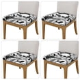 thumbnail image 2 of Uemuo Skull and palm leaves Pattern Waterproof Square Couch Cushion Covers, Magic Sofa Covers Washable, Stretch Sofa Seat Cushion Slipcovers, 2 of 9