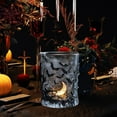 thumbnail image 6 of Leojiow Bat Themed Glass Cup Unique Handmade Drinking Glass For Juice Water Halloween Party Idea Blue 11Cm Halloween Decor, 6 of 6