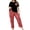 Red Leopard, variant on Musefolio Women's Plus Size Pajamas 2 Piece Set Elastic Waist and Chest Pocket Casual Loungewear 1X-5X