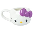 thumbnail image 4 of Silver Buffalo Sanrio Hello Kitty Different Color Bows 4 Pack 3D Sculpted Ceramic Mini Mug Set, Perfect as a Sugar, Cream, or Milk Set, 4 of 12