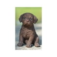 thumbnail image 2 of Hi-Line Gift Ltd Labrador Puppy Statue, Chocolate Brown, 2 of 5