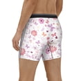 thumbnail image 3 of Rocae Retro Floral for Stretch Moisture-Wicking Underwear,Men's Underwear Boxer Briefs Large, 3 of 9