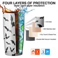 thumbnail image 7 of 20oz Tumblers Halloween Bat Pattern Stainless Steel Vacuum Insulated Double Wall Travel Tumbler Cups Mug with Lid and Straw,Cleaning Brush for Cold & Hot Drinks, 7 of 7