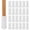 White, variant on 24Pcs Silent Knitted Furniture Legs Sock Anti-Slip Felt Base Chair Leg Cover Universal Wear-resistant Chair Feet Cap Winter