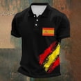 thumbnail image 2 of Soccer Cup 2026 Jersey for Men, Polo Collar Short Sleeve Spain Flag Player Graphic Top - Breathable Fan Shirt for Match Day & Casual Wear Earthy Yellow XXXL, 2 of 4