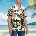 Adobk Cowboy Playing Guitar Hawaiian Shirt Men Casual Button Down