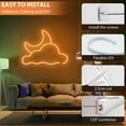 thumbnail image 3 of Neon Rope Light Mounting Brackets, 100PCS Neon Lights Install Fixing Clips Accessories for 6x12mm LED Neon Flex Strip, 3 of 7