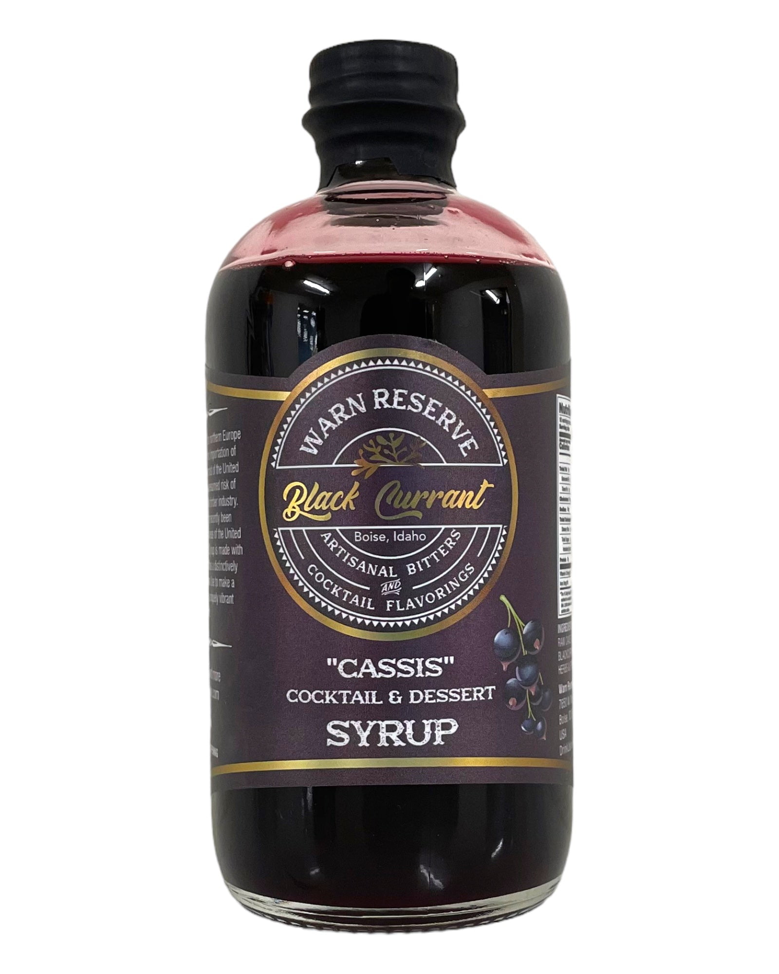 Black Currant Syrup 8 oz.