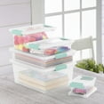 thumbnail image 2 of Sterilite Clear Medium Clip Box, 2 of 9