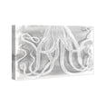 thumbnail image 2 of Wynwood Studio Animals Wall Art Canvas Prints 'Octopus Watercolor' Sea Animals - Gray, White, 2 of 5