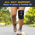 thumbnail image 3 of Plus Size Knee Brace for Knee Pain Plus Size Women and Men . Adjustable Knee Brace with Side Stabilizers. Knee Support for Meniscus Tear and Arthritis, 3 of 11