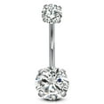 thumbnail image 1 of POINTERTECK 14G Belly Button Ring Surgical Steel Belly Rings Piercing Jewelry Belly Button Piercing, 1 of 7