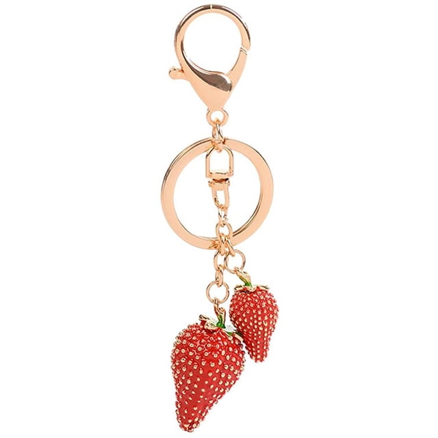 Llavero de aleación con diamantes de imitación y cristales, adorno para bolso, llavero creativo con hebilla, regalo para mujeres y hombres
