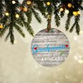 thumbnail image 2 of WaaHome Side by Side Or Miles Apart Grandparents are Always Close at Heart Christmas Ornaments Christmas Tree Decorations Gifts for Grandparents, 2 of 9