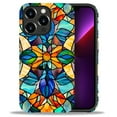 thumbnail image 2 of FKBRCL4U Compatible with iPhone 13 Pro Max Matte Case, Stained Glass Windows Colorful Mosaic Pattern for Girl Full Body Design Soft Silicone Drop Shock Scratch Protection for iPhone 13 Pro Max, 2 of 7