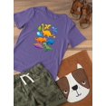 thumbnail image 3 of Kiddie Colorful Dinos Art T-Shirt Toddler -Image by Shutterstock,  5 Toddler, 3 of 4