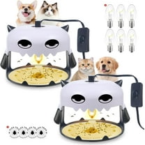 JLLOM 2 Pack Flea Traps, with 4 Sticky Disc & 6 Bulbs & 2 Electric Wires, Flea Lamp Indoor Bed Bug Trap Pest Control, Non Toxic & Harmless Friendly to Pets & Kids