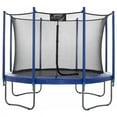 thumbnail image 2 of Machrus Upper Bounce Trampoline Appearance Replacement Set, 11' Round Safety Pad with 8-pole Sleeve Protectors - Blue, 2 of 3