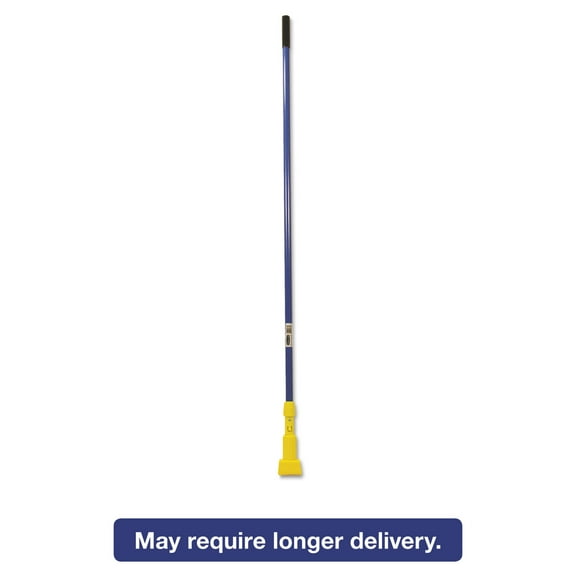 Rubbermaid Commercial Gripper Fiberglass Mop Handle 60" Blue/Yellow H246BLU