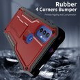thumbnail image 4 of ExoGuard For Moto G Play 2023 Case, Phone Case with Screen Protector and Kickstand (Red), 4 of 7