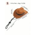 thumbnail image 4 of 1pc Pet Cowboy Hat For Cat And Dog With Adjustable Strap, 4 of 5