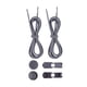 thumbnail image 2 of Cordones elásticos reflectantes Yuyangstore 47' (120 cm) para niños y adultos gris, 2 of 8