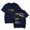Navy, variant on Waylon Wyatt Til The Sun Goes Down Tracklist Merch T-Shirt Women Men Crewneck Casual Short Sleeve Tee